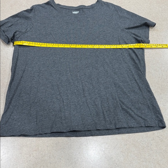 Lands’ End XL Short Sleeve Tee Gray Women’s - Picture 7 of 8